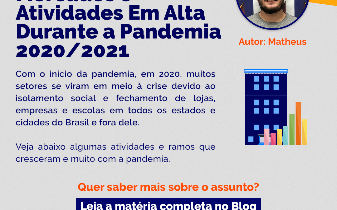 Mercados e Atividades Em Alta Durante a Pandemia 2020/2021.